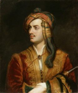 Retrato de Lord Byron disfrazado